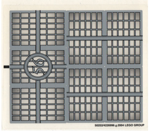 LEGO Transparent Aufkleber Sheet for Set 4856 (50252)