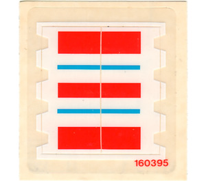LEGO Transparent Autocollant Sheet for Set 6349 / 6592