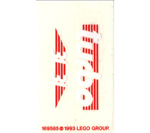 LEGO Transparant Sticker Sheet for Set 6639