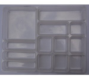 LEGO Transparent Storage Tray - 13 Compartments (167915)