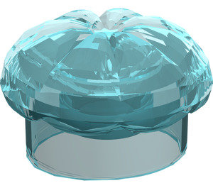 LEGO Transparent Very Light Blue Chef's Hat (3898 / 29329)