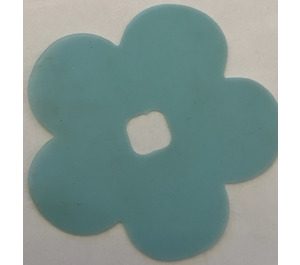 LEGO Transparent Very Light Blue Clikits Film Flower with 5 Petals 6 x 6