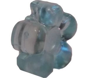 LEGO Transparent Very Light Blue Clikits Flower 2 x 2 with 5 Petals (45454 / 46280)