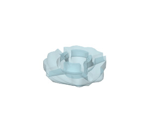 LEGO Transparent Very Light Blue Clikits Shell 2 x 2 with Hole (51674)