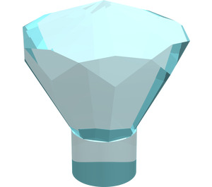 LEGO Transparent Very Light Blue Diamond (28556 / 30153)
