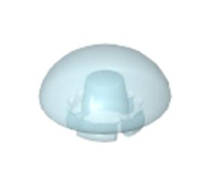 LEGO Transparent Very Light Blue Icon: Round Curved 9mm (45474)