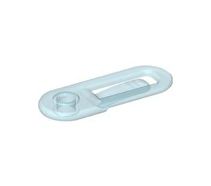 LEGO Transparent Very Light Blue Paper Clip - Clikits with 1 Hole (48200)