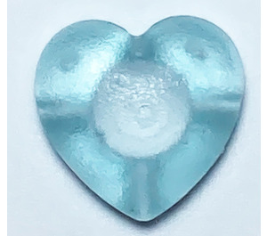 LEGO Transparent Very Light Blue Small Heart with Hole (45452)