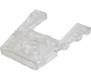 LEGO Transparent Wedge Plate 4 x 4 with 2 x 2 Cutout (41822 / 43719)
