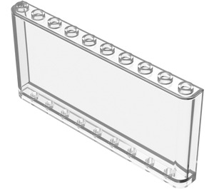 LEGO Transparent Windscreen 1 x 10 x 4 (65735)