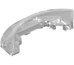 LEGO Transparant Voorruit 2 x 4 (81911)