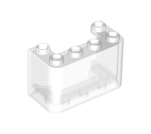 LEGO Transparent Windschutzscheibe 2 x 4 x 2 (4594 / 35160)