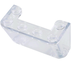 LEGO Transparent Windschutzscheibe 2 x 4 x 2 Invers (4284)