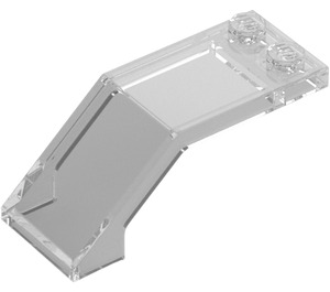 LEGO Transparent Windscreen 2 x 5 x 1.3 (6070 / 35271)