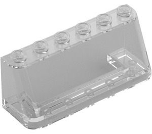 LEGO Transparent Windscreen 2 x 6 x 2 (4176 / 35336)