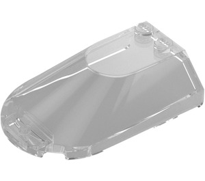 LEGO Transparent Windscreen 4 x 6 x 1.3 Curved (5378)