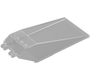 LEGO Transparent Windscreen 6 x 12 x 2 with Hinge (13252 / 51477)