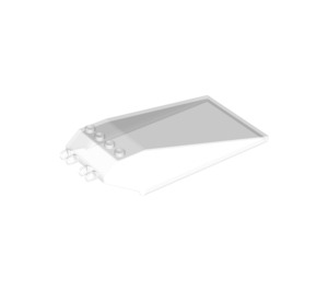 LEGO Transparent Windscreen 6 x 12 x 2 with Hinge (13252 / 51477)