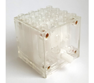 LEGO Transparent Windup Motor 4 x 4 x 3.3 (44485)