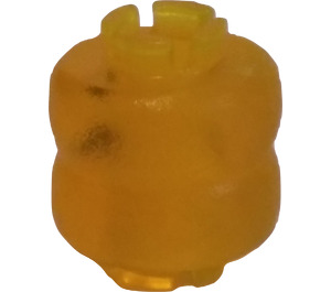 LEGO Transparent Yellow Clikits Double Bead with Connectors (45481)