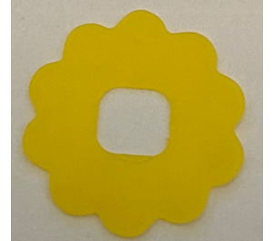 LEGO Giallo trasparente Clikits Film Fiore con 10 Petali 3 x 3