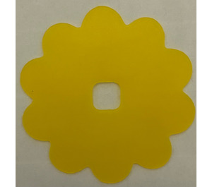 LEGO Amarillo transparente Clikits Film Flor con 10 Pétalos 6 x 6 (46470)