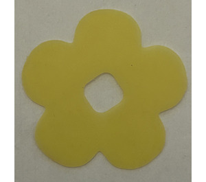 LEGO Transparent Yellow Clikits Film Flower with 5 Petals 4.5 x 4.5 (46465)