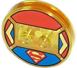 LEGO Transparent Yellow Dimensions Stand with Supergirl (18868)