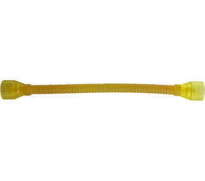 LEGO Transparent Yellow Flexible Hose 8.5L with Tabless Removable Ends (64230)