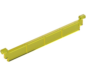 LEGO Jaune Transparent Garage Roller Porte Section sans poignée (4218 / 40672)