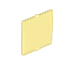 LEGO Transparent Yellow Glass for Window 1 x 2 x 2 (35315 / 86209)