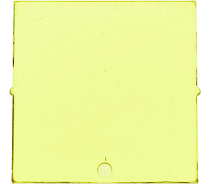 LEGO Giallo trasparente Vetro per Finestra 1 x 6 x 5 (3762)