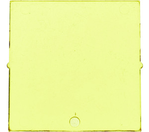 LEGO Transparent Yellow Glass for Window 1 x 6 x 5 (3762)