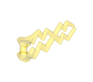 LEGO Transparentes Gelb Lightning Bolt (28555 / 59233)