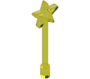 LEGO Transparent Yellow Magic Wand (6124 / 28681)