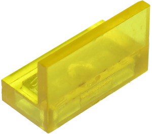 LEGO Transparent Yellow Panel 1 x 2 x 1 with Square Corners (4865 / 30010)