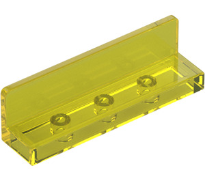 LEGO Transparent Yellow Panel 1 x 4 with Rounded Corners (30413 / 43337)