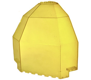 LEGO Transparent Yellow Panel 10 x 10 x 12 Quarter Globe (2409)