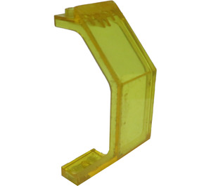 LEGO Transparent Yellow Panel 3 x 2 x 6 Angled (2466 / 30226)