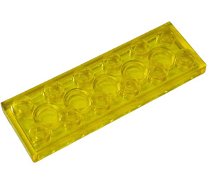 LEGO Transparent Yellow Plate 2 x 6 (3795)