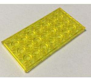 LEGO Transparentes Gelb Platte 4 x 8 (3035)