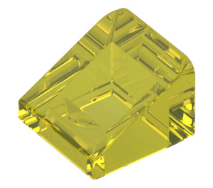 LEGO Transparent Yellow Slope 1 x 1 (31°) (50746 / 54200)