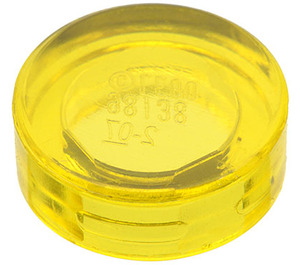 LEGO Jaune Transparent Tuile 1 x 1 Rond (35381 / 98138)