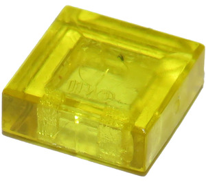 LEGO Giallo trasparente Piastrella 1 x 1 con scanalatura (3070 / 30039)