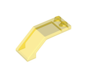 LEGO Transparentes Gelb Windschutzscheibe 2 x 5 x 1.3 (6070 / 35271)