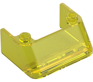 LEGO Transparent Yellow Windscreen 3 x 4 x 1.3 (2437 / 35243)