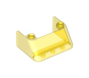 LEGO Transparentes Gelb Windschutzscheibe 3 x 4 x 1.3 (2437 / 35243)