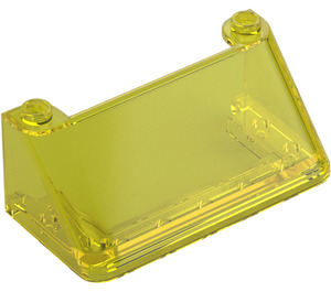 LEGO Transparent Yellow Windscreen 3 x 6 x 2 (39891 / 92583)