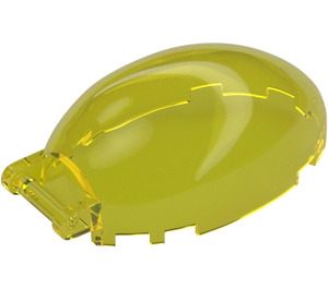 LEGO Jaune Transparent Pare-brise 4 x 6 x 2 Bulle Canopée avec Poignée (35345 / 87752)