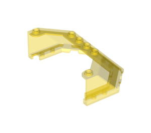 LEGO Transparentes Gelb Windschutzscheibe 5 x 8 x 2 (42504 / 62576)